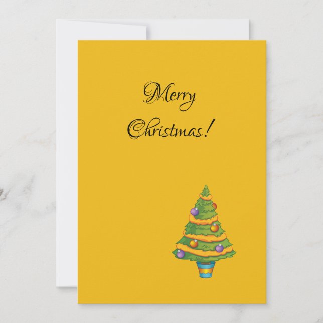 Tarjeta de felicitación para vacaciones (Anverso)