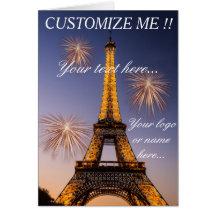 Tarjeta de felicitación París - Torre Eiffel #2
