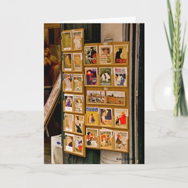 Tarjeta de felicitación Parisienne (Anverso)