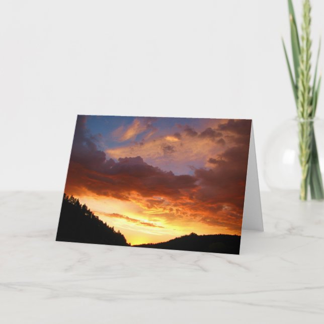 Tarjeta de felicitación pasada de la salida del (Anverso)