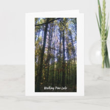 Tarjeta de felicitación - Paseo de verano por el l
