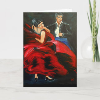Tarjeta de felicitación Pasodoble