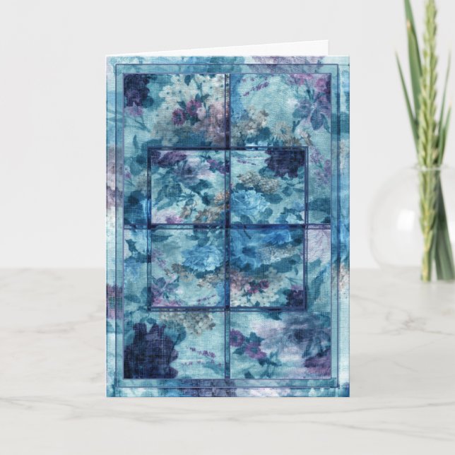 Tarjeta de felicitación Patchworks VIII (Anverso)