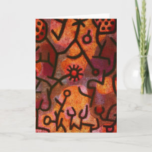 Tarjeta de felicitación Paul Klee Flora di Roccia