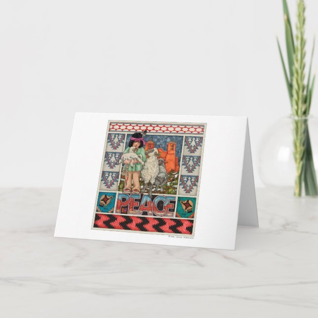 Tarjeta de felicitación PEACE (Anverso)