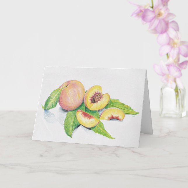Tarjeta de felicitación - Peaches (Orquídea)