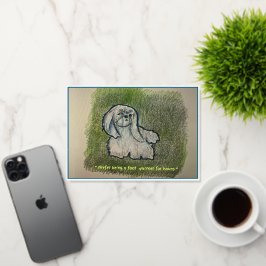 Tarjeta de felicitación Pekingese