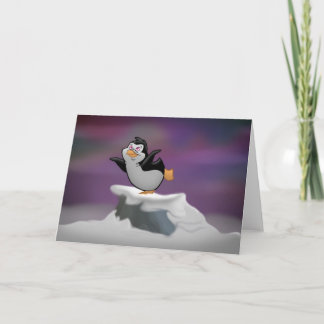 Tarjeta de felicitación Penguin Dreaming (interior