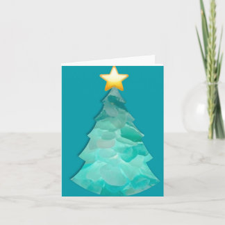 Tarjeta de felicitación pequeña doblada de 4" x 5.