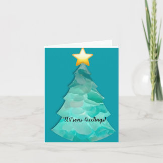 Tarjeta de felicitación pequeña doblada de 4" x 5.