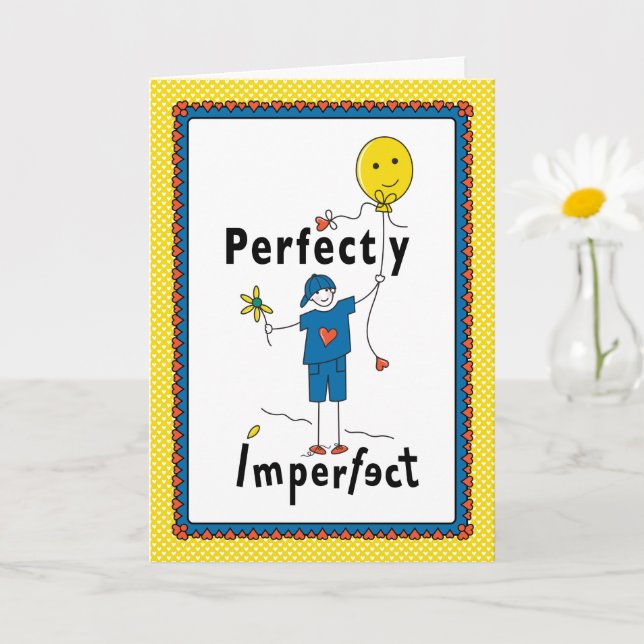Tarjeta de felicitación Perfectamente Imperfecta 2 (Planta pequeña)