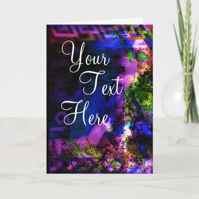 Tarjeta de felicitación personal de encargo (Anverso)