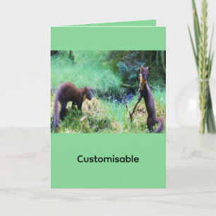 Tarjeta de felicitación personalizable Sr y Sra Ma