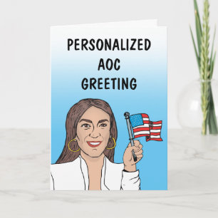 Tarjeta de felicitación personalizada AOC