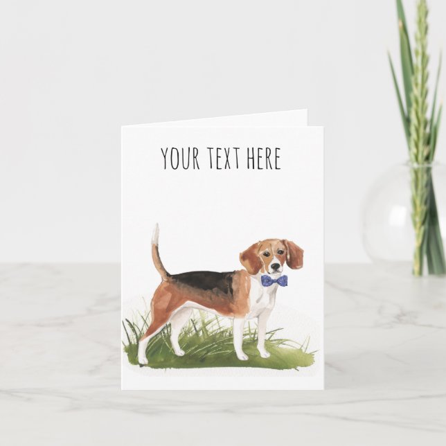 Tarjeta de felicitación personalizada con texto pa (Anverso)