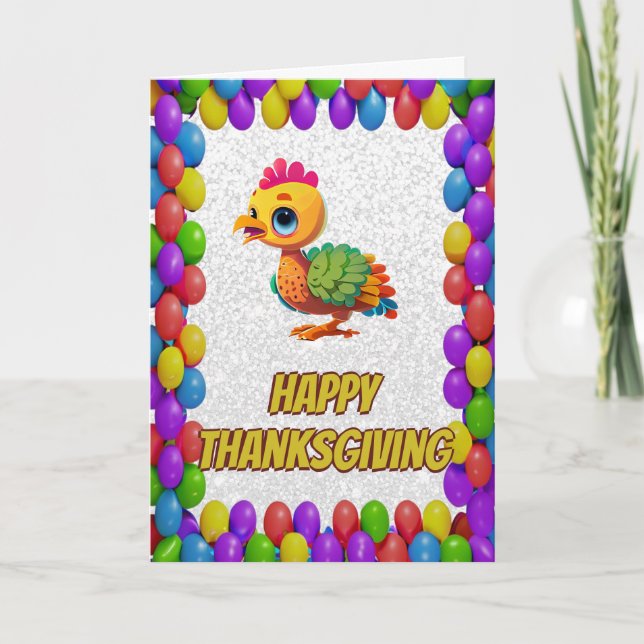 Tarjeta de felicitación personalizada de Acción de (Anverso)