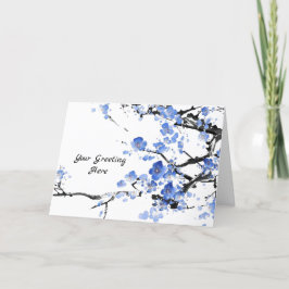 Tarjeta de felicitación personalizada de color de 
