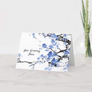 Tarjeta de felicitación personalizada de color de