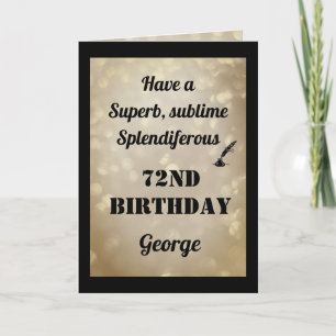 Tarjeta de felicitación personalizada de cumpleaño