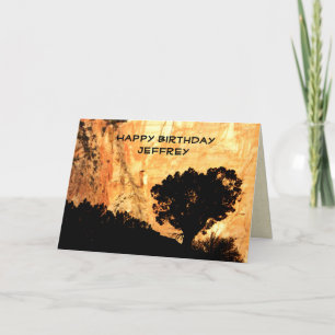 Tarjeta de felicitación personalizada de cumpleaño