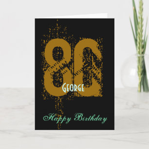 Tarjeta de felicitación personalizada de cumpleaño