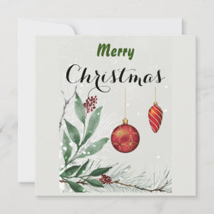 Tarjeta de felicitación personalizada de Feliz Nav