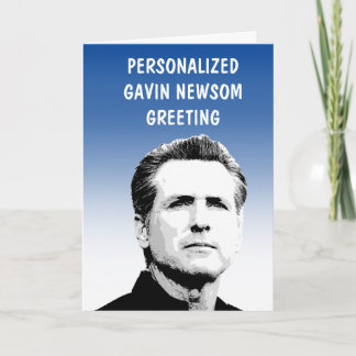 Tarjeta de Felicitación Personalizada de Gavin New