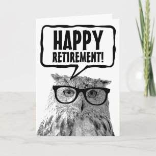 Tarjeta de felicitación personalizada de jubilació