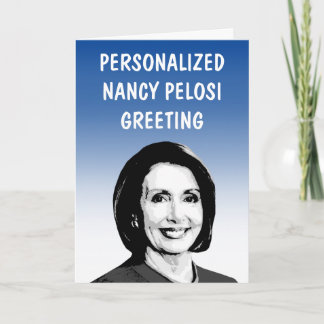Tarjeta de felicitación personalizada de Nancy Pel