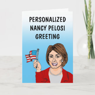 Tarjeta de Felicitación Personalizada de Nancy Pel
