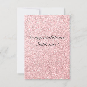 Tarjeta de felicitación personalizada de Purpurina