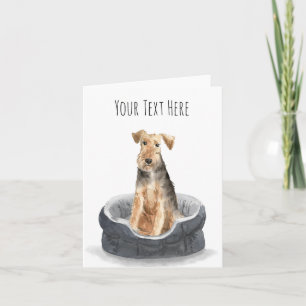 Tarjeta de felicitación personalizada de Terrier G