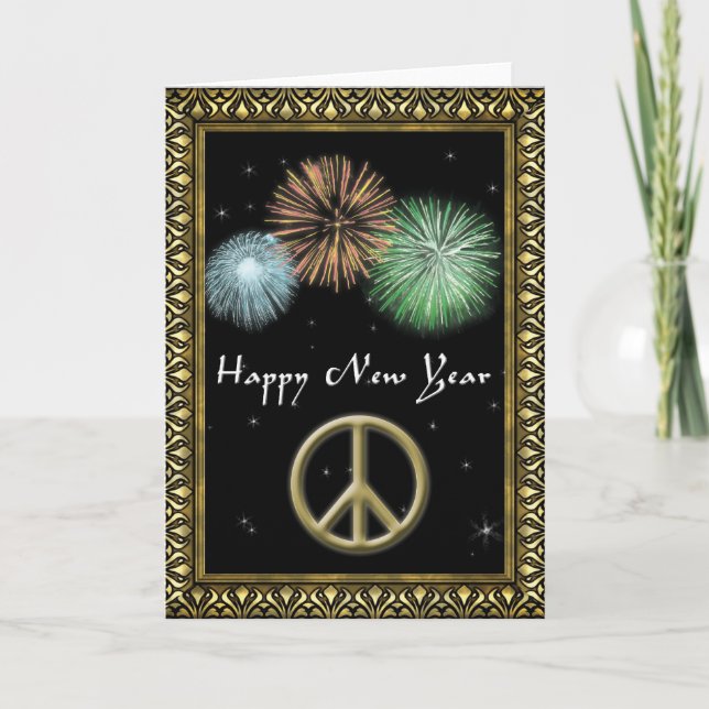 Tarjeta de felicitación personalizada del Año (Anverso)