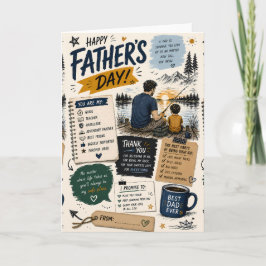 Tarjeta de felicitación personalizada del Día del