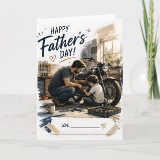 Tarjeta de felicitación personalizada del Día del