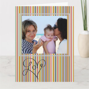 Tarjeta de Felicitación Personalizada - Fuente de 