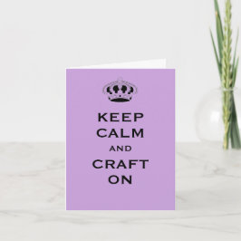 Tarjeta de Felicitación Personalizada, Mantén la C