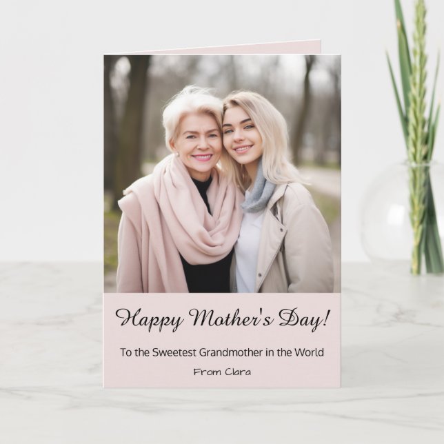 Tarjeta de felicitación personalizada para el día  (Anverso)