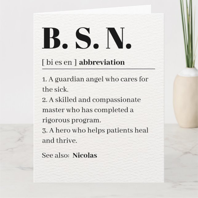 Tarjeta de Felicitación Personalizada para Graduad (Anverso)