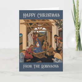 Tarjeta de felicitación personalizada para Navidad