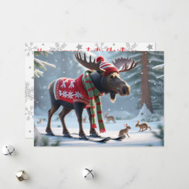 Tarjeta de felicitación personalizada para Navidad