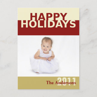 Tarjeta de felicitación personalizada para Navidad