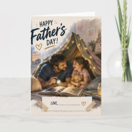 Tarjeta de felicitación personalizada para padre e