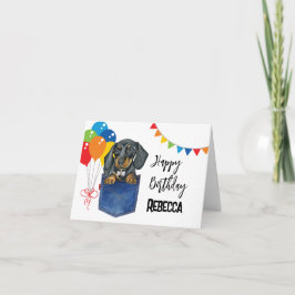 Tarjeta de felicitación personalizada para perro s