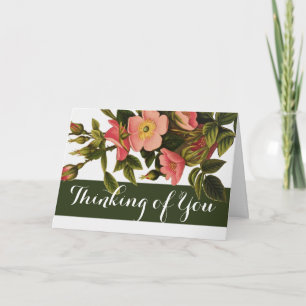 Tarjeta de felicitación personalizada Thinking of