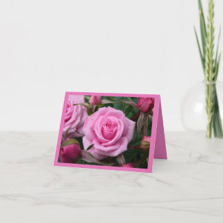 Tarjeta de felicitación Personalizado de flores ro