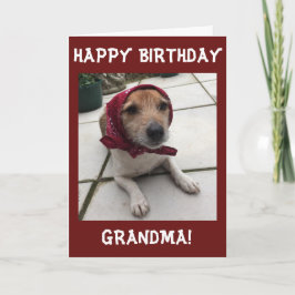Tarjeta de felicitación Personalizar Abuela de cum