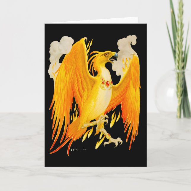 Tarjeta de felicitación Phoenix (Anverso)
