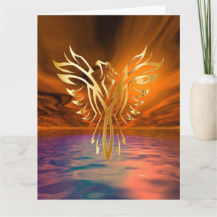 Tarjeta de felicitación Phoenix Rising