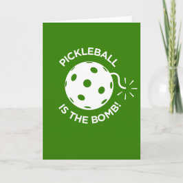 Tarjeta de Felicitación - PICKLEBALL ES LA BOMBA!